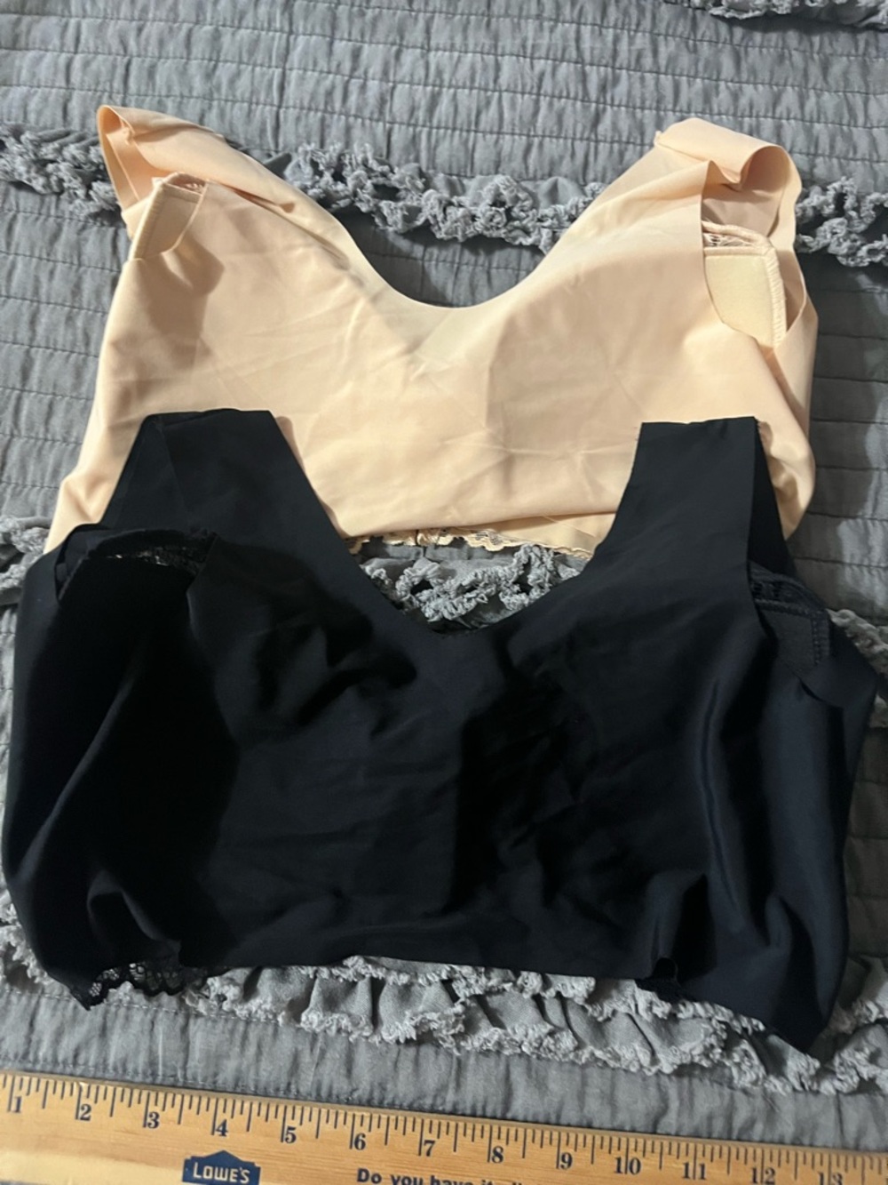 TWO NWOT Lace Front-Close Comfort Bra - Large - Picture 2 of 4